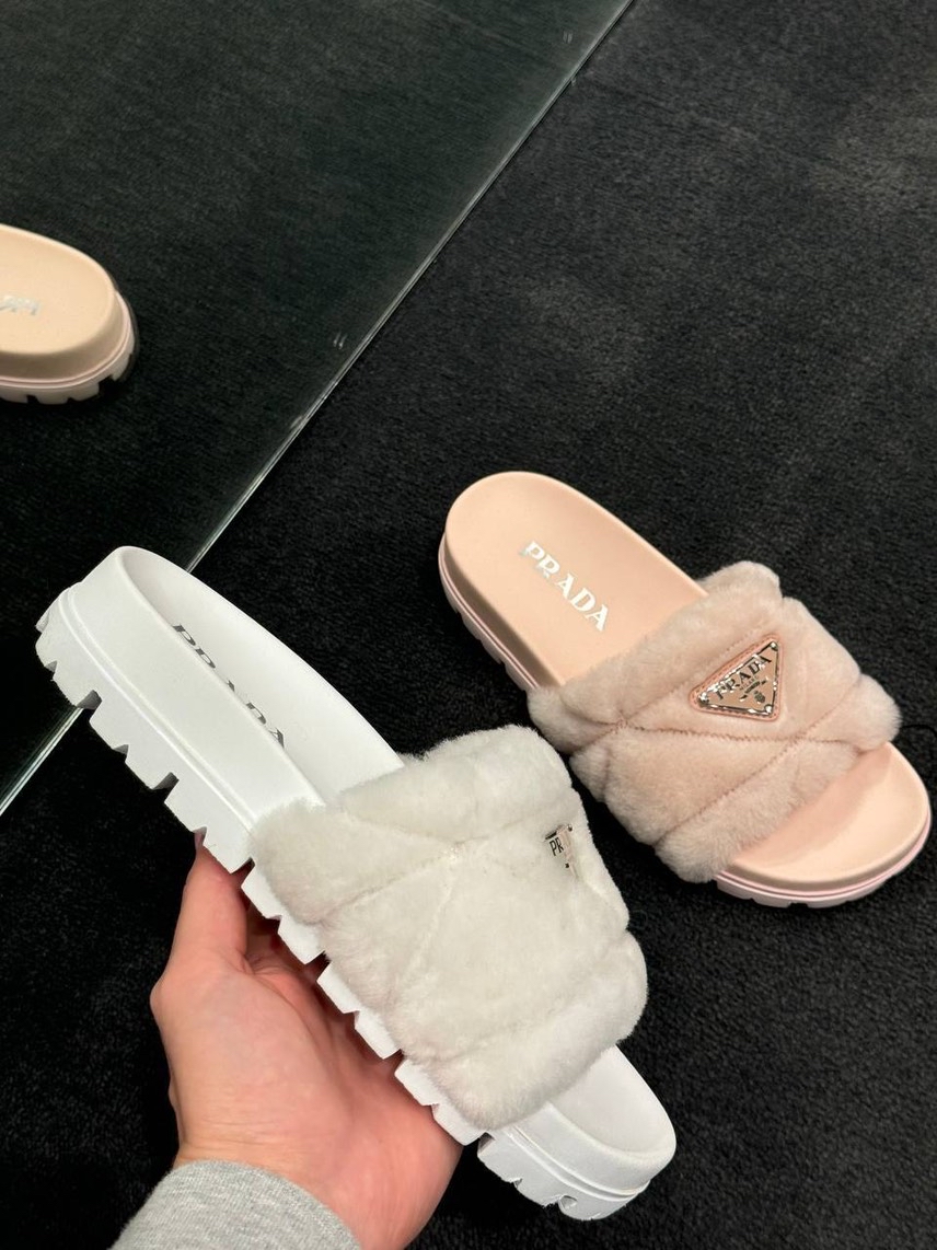 PRADA Slides side view - Women's luxury Shoes