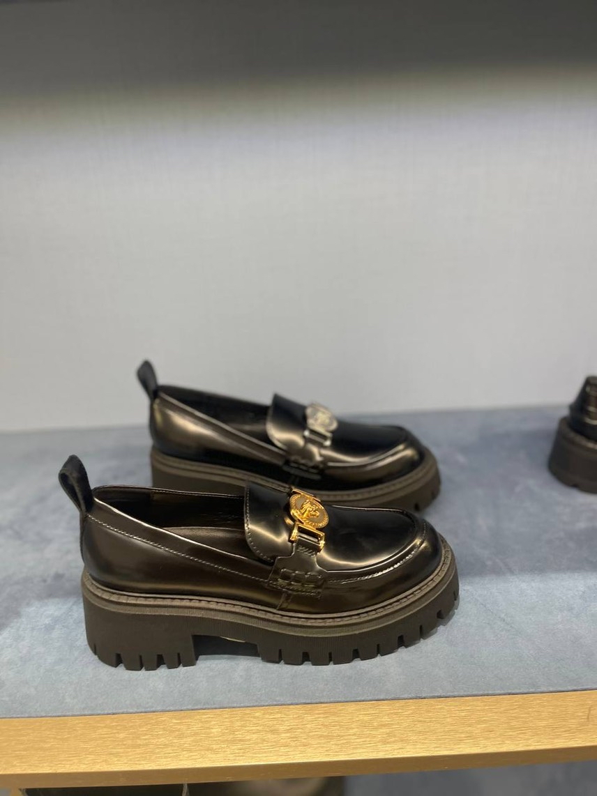 VERSACE Loafers front view - Women's luxury Shoes