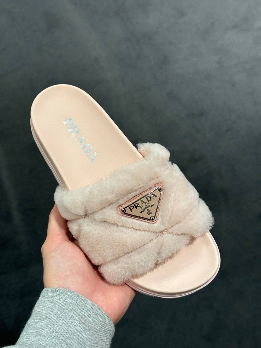 PRADA Slides front view - Women's luxury Shoes