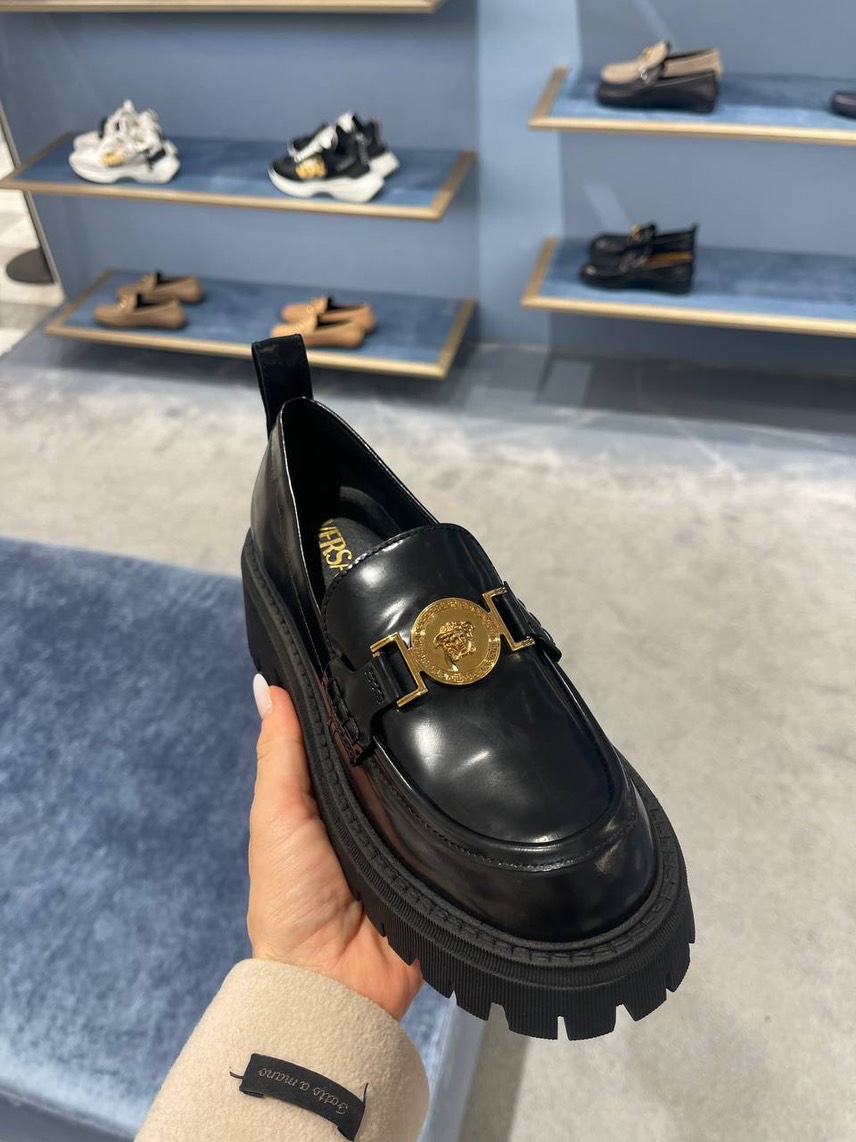 VERSACE Loafers side view - Women's luxury Shoes