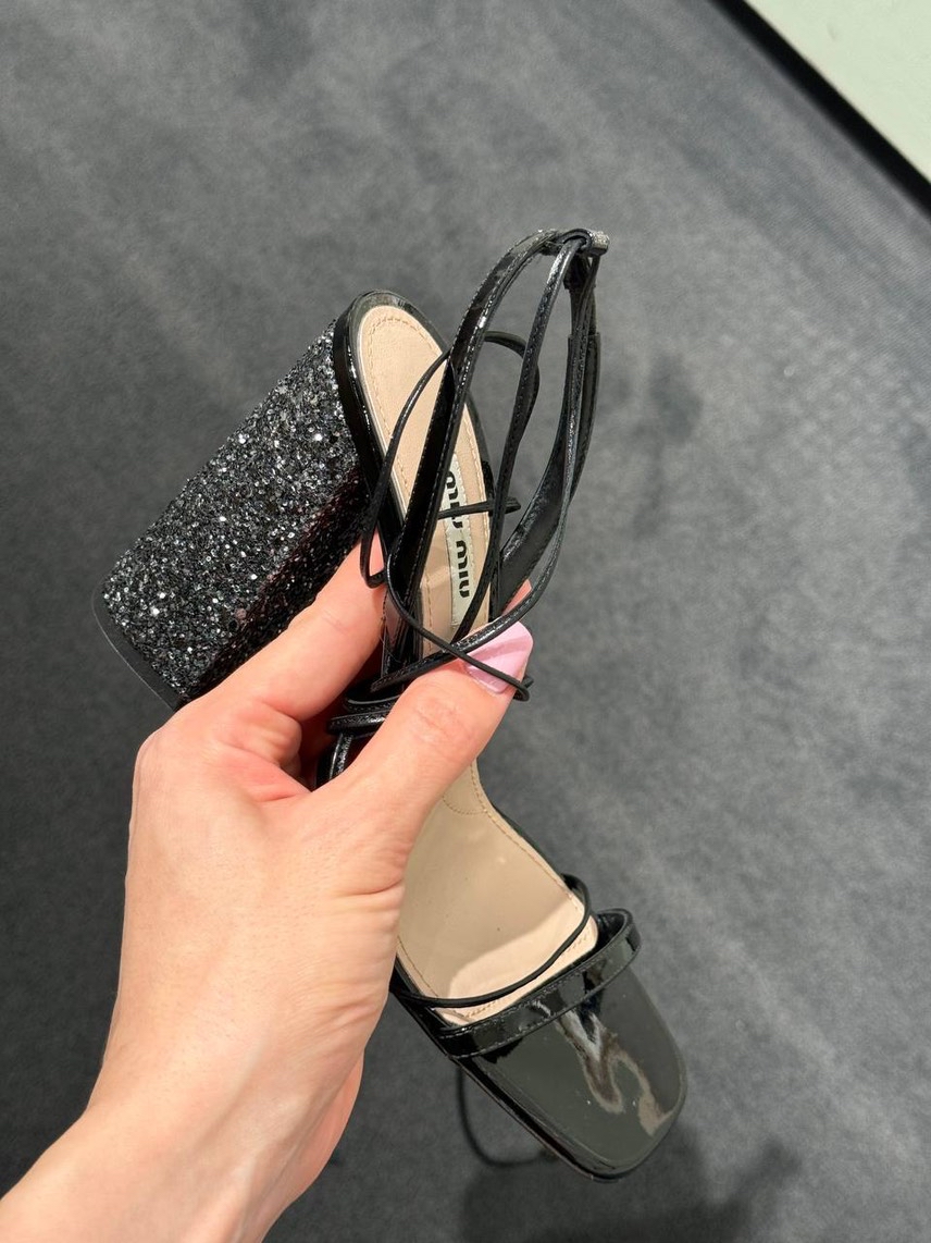 MIU MIU Sandals side view - Women's luxury Shoes