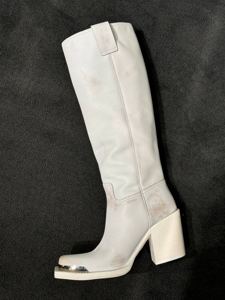 MIU MIU Boots side view - Women's luxury Shoes