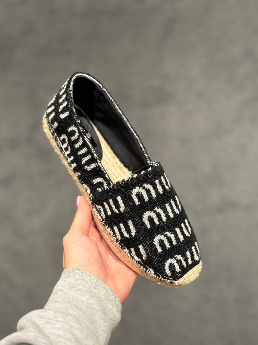 MIU MIU Espadrilles side view - Women's luxury Shoes