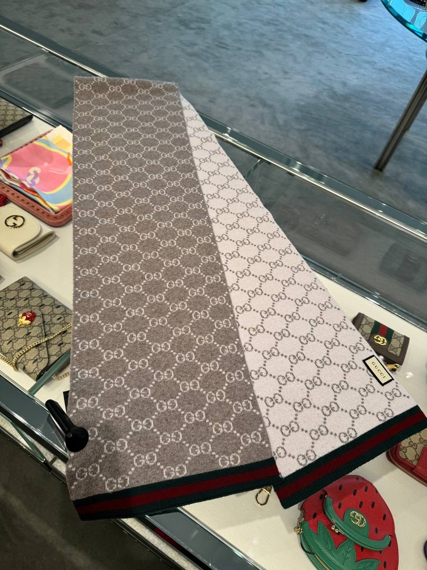 GUCCI Scarves front view - Men's luxury Accessories