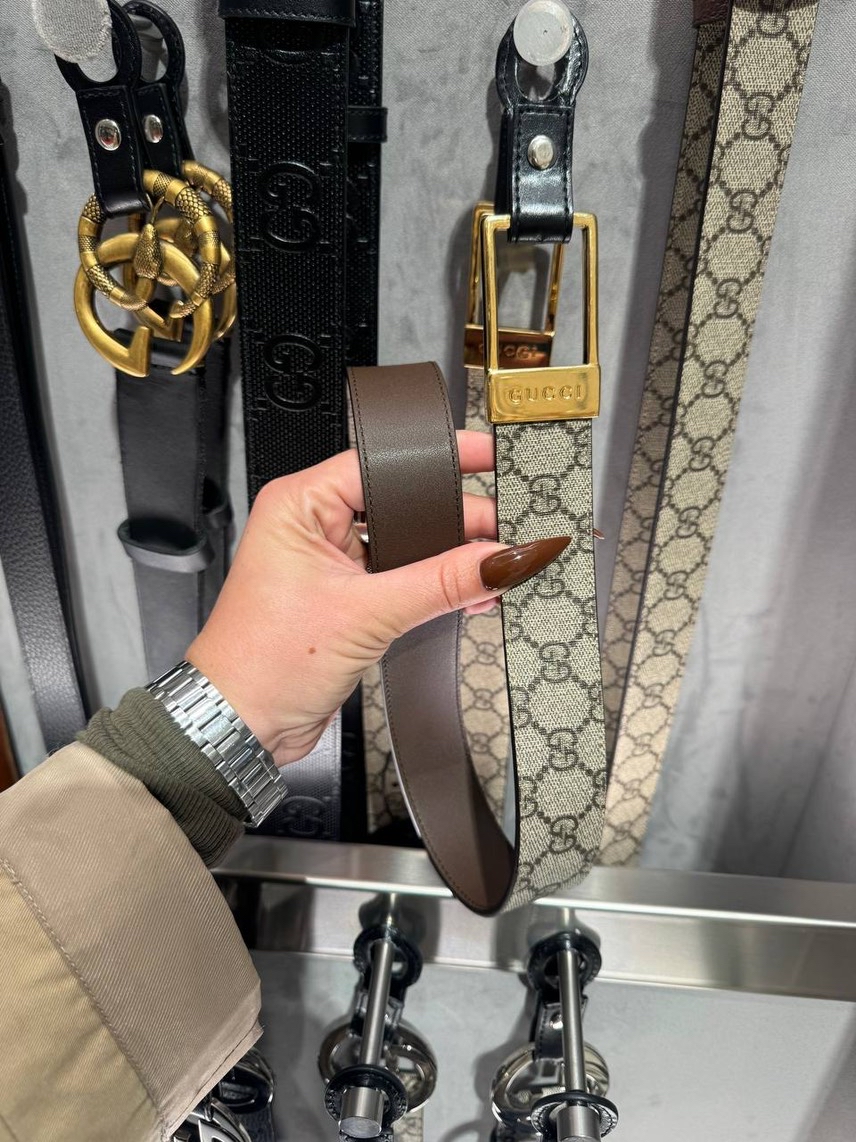 GUCCI Belts front view - Men's luxury Accessories