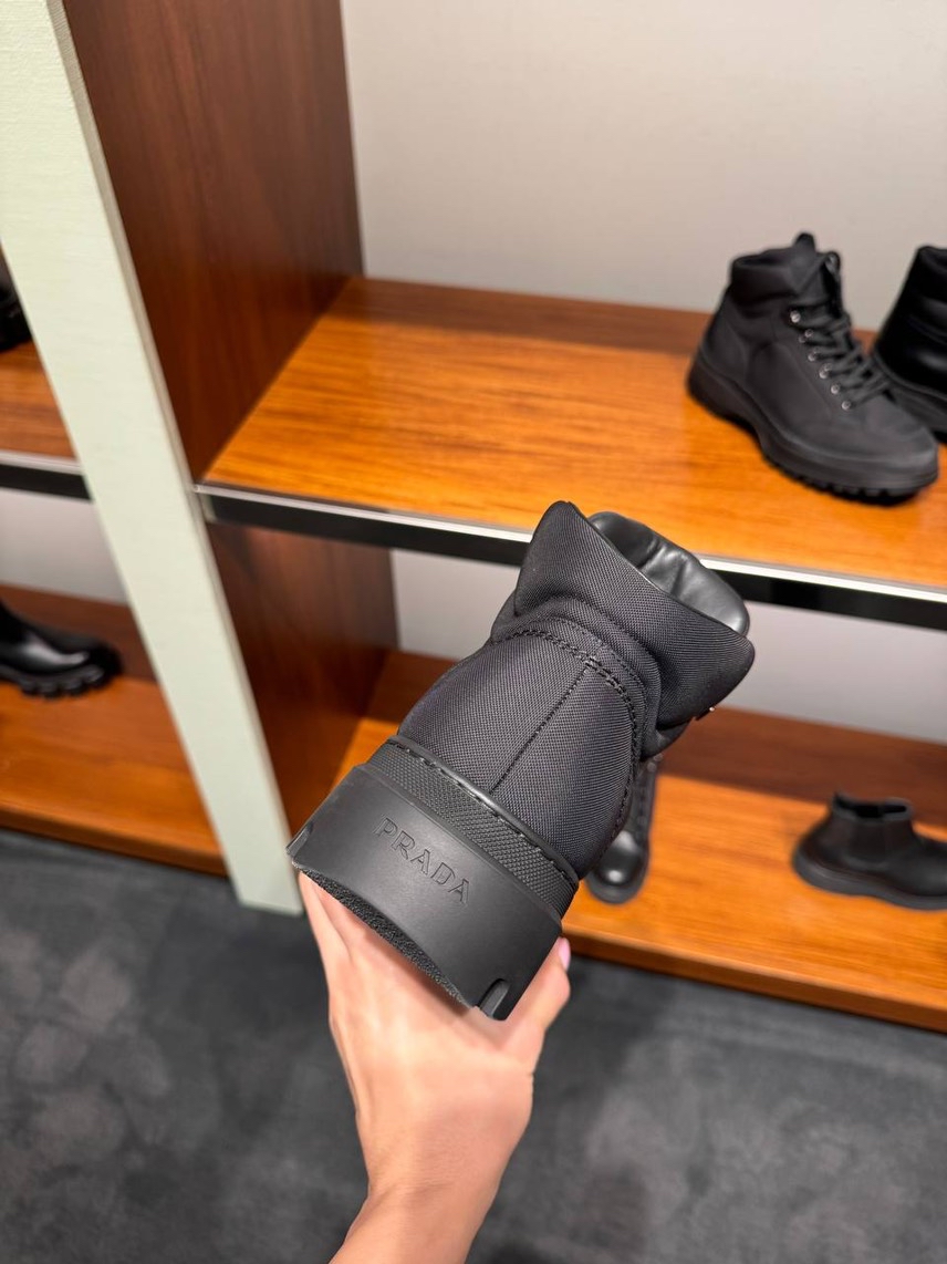 PRADA Boots side view - Men's luxury Shoes