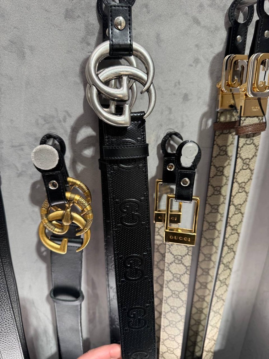 GUCCI Belts front view - Men's luxury Accessories