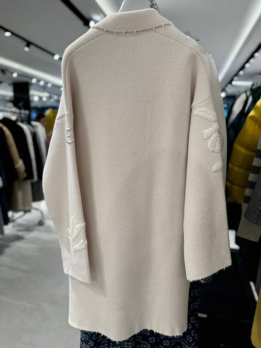 ERMANNO SCERVINO Coats side view - Women's luxury Clothes
