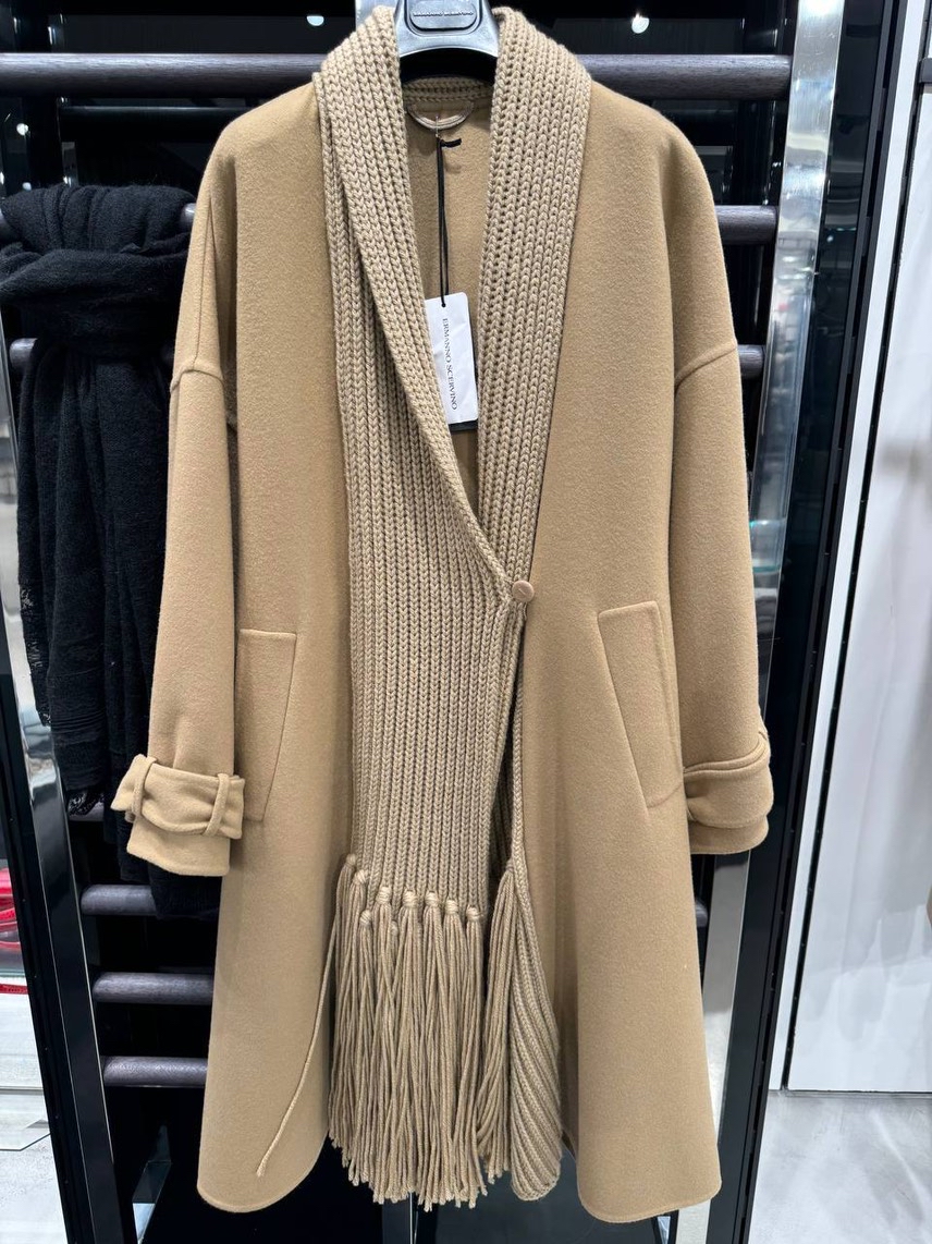 ERMANNO SCERVINO Coats front view - Women's luxury Clothes