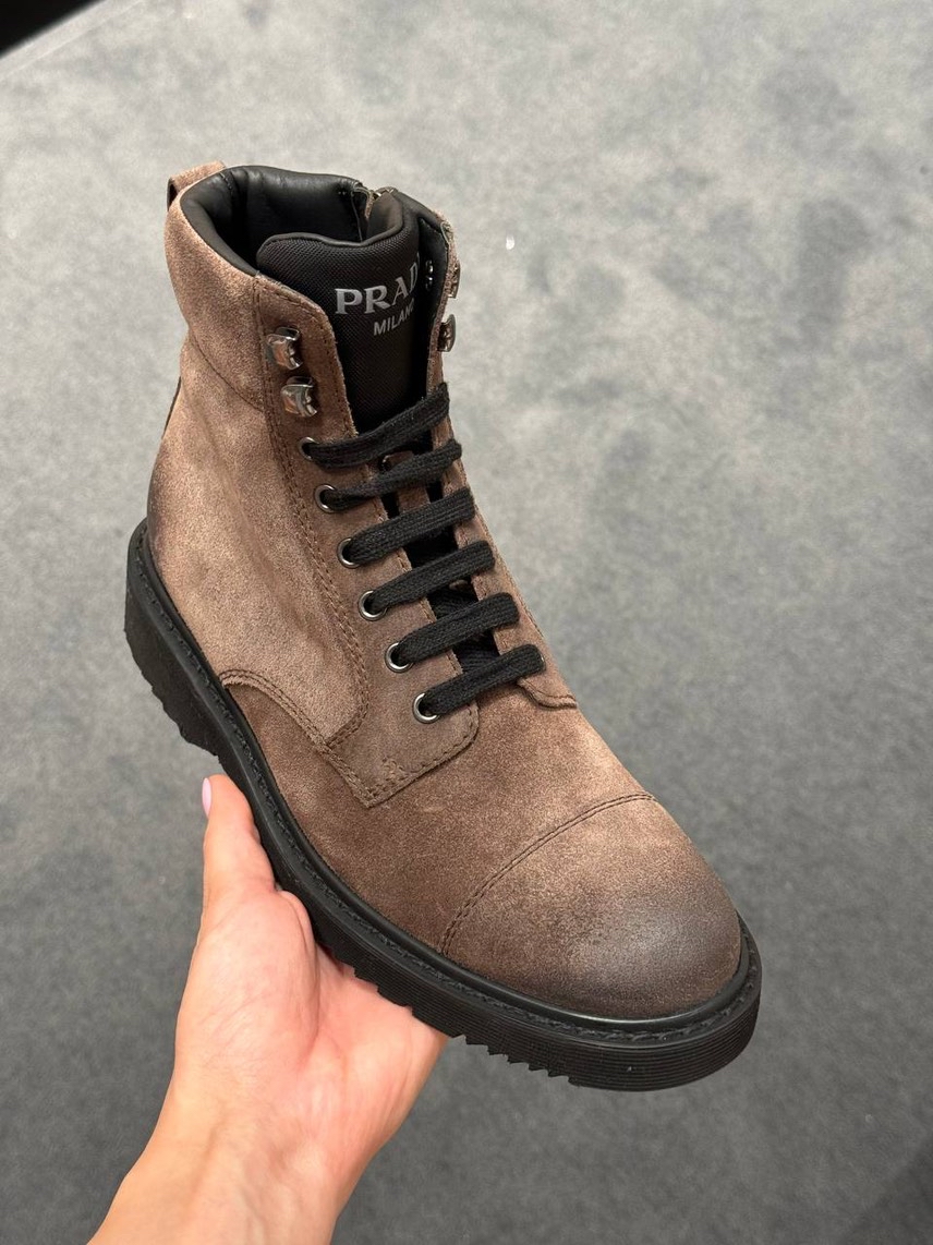 PRADA Boots side view - Men's luxury Shoes