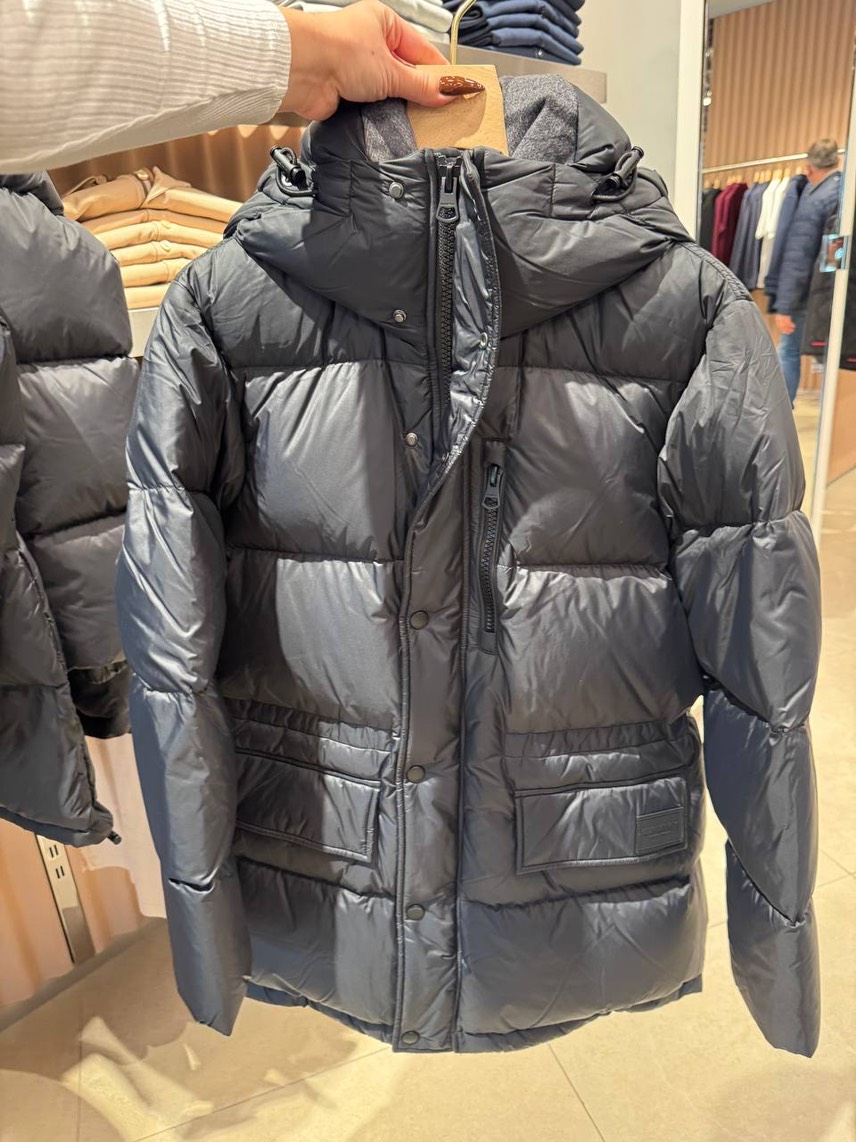 BURBERRY Down jacket front view - Men's luxury Clothes