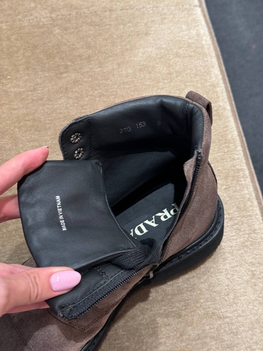 PRADA Boots side view - Men's luxury Shoes