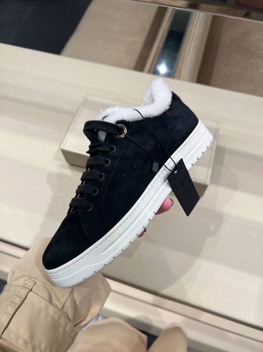 PRADA Sneakers side view - Women's luxury Shoes
