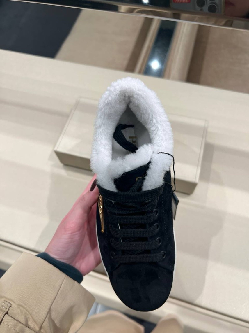 PRADA Sneakers side view - Women's luxury Shoes