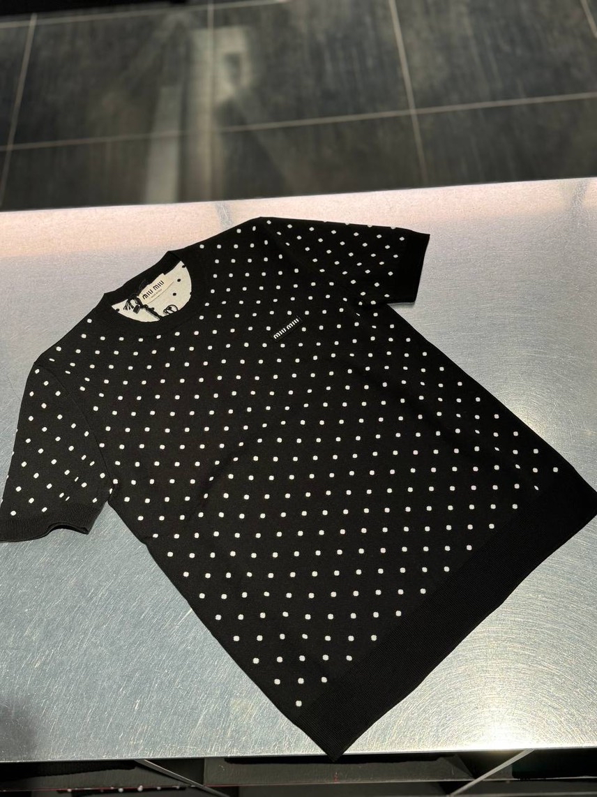 MIU MIU T-shirt and Polo front view - Women's luxury Clothes