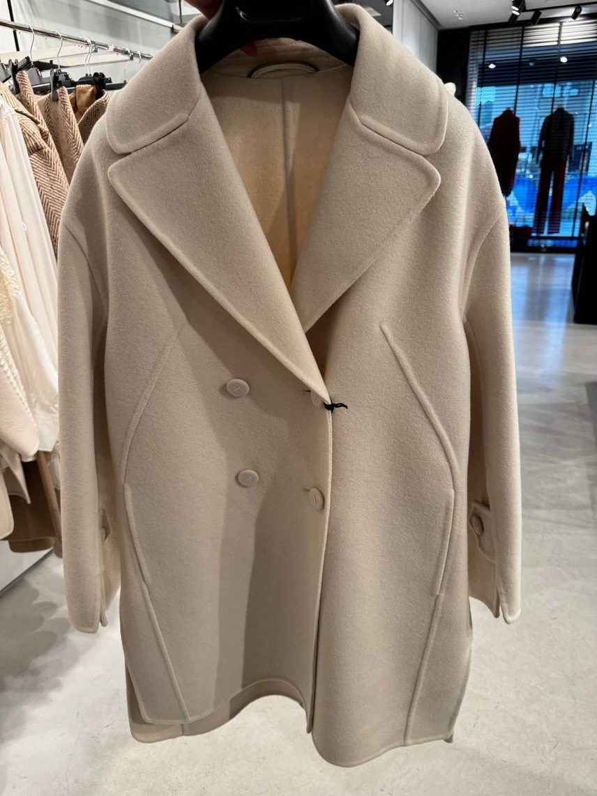 ERMANNO SCERVINO Coats side view - Women's luxury Clothes