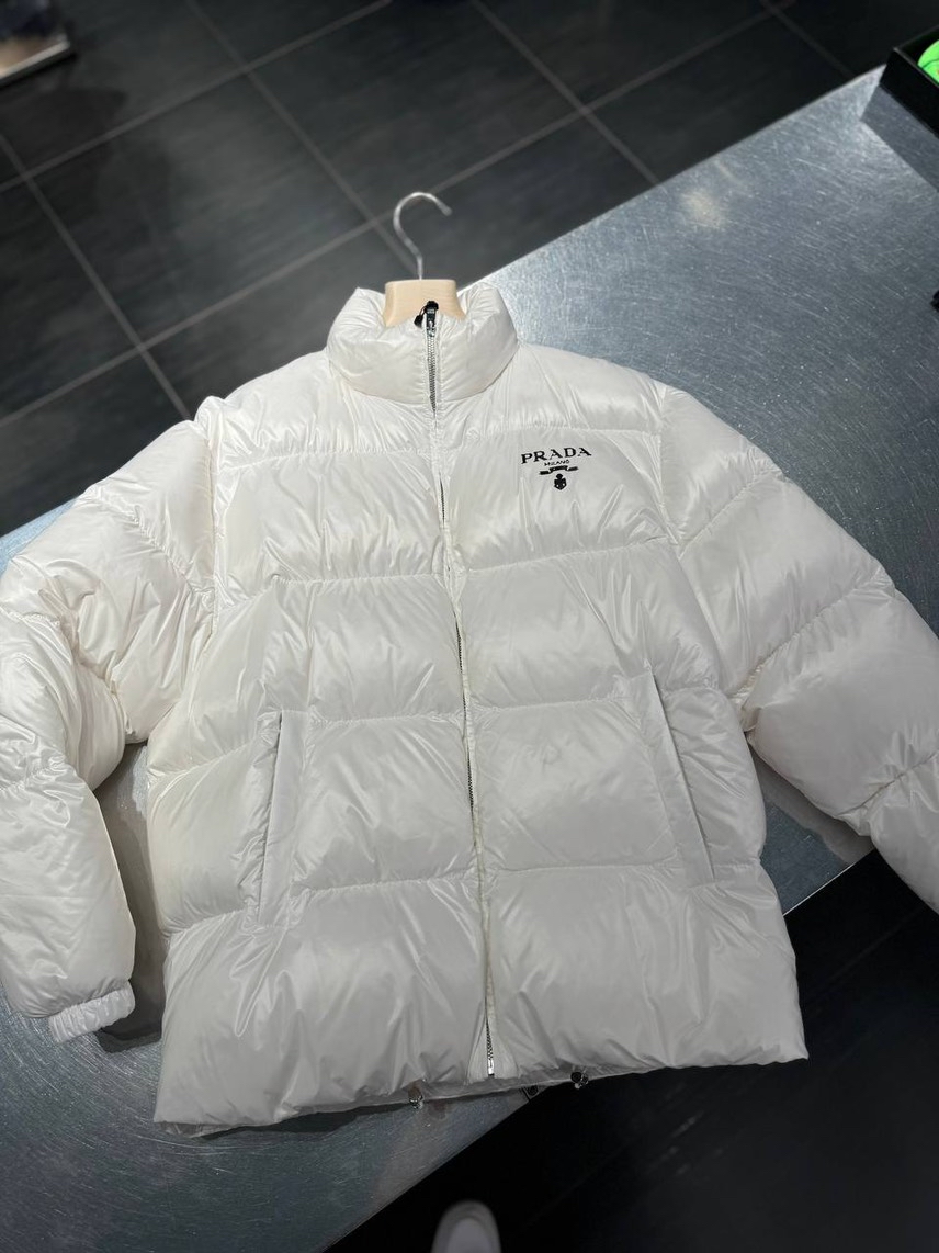 PRADA Down jacket front view - Women's luxury Clothes
