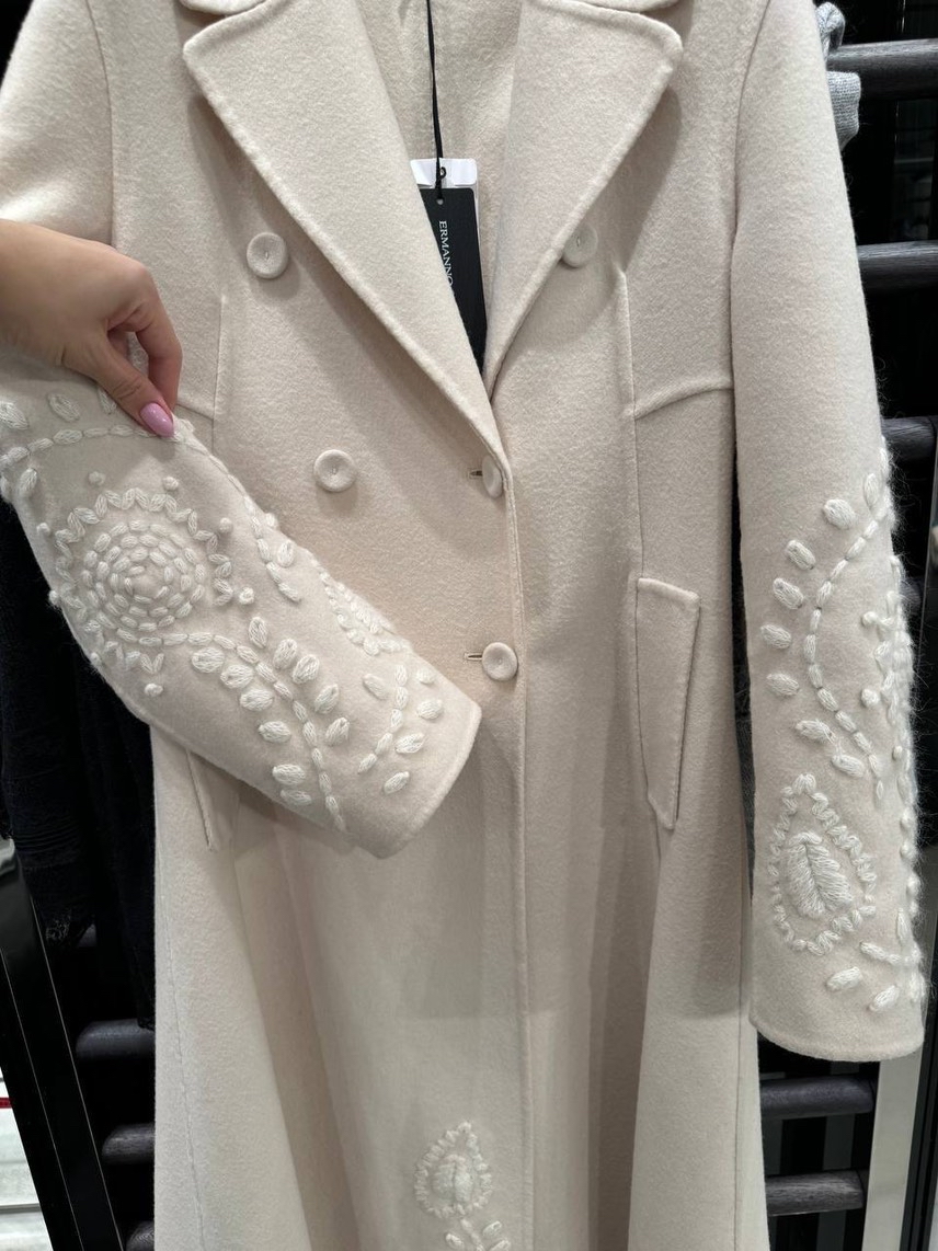 ERMANNO SCERVINO Coats side view - Women's luxury Clothes