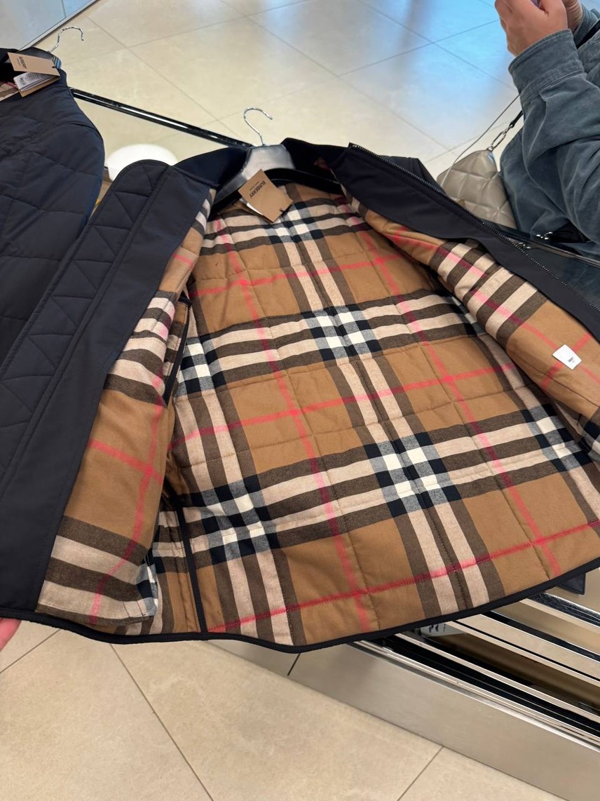 BURBERRY Jackets side view - Men's luxury Clothes