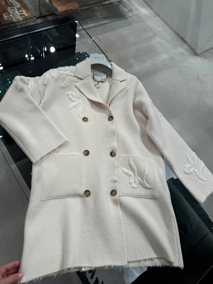 ERMANNO SCERVINO Coats front view - Women's luxury Clothes