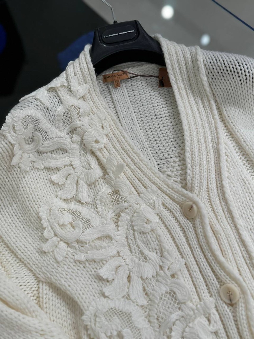 ERMANNO SCERVINO Cardigans side view - Women's luxury Clothes
