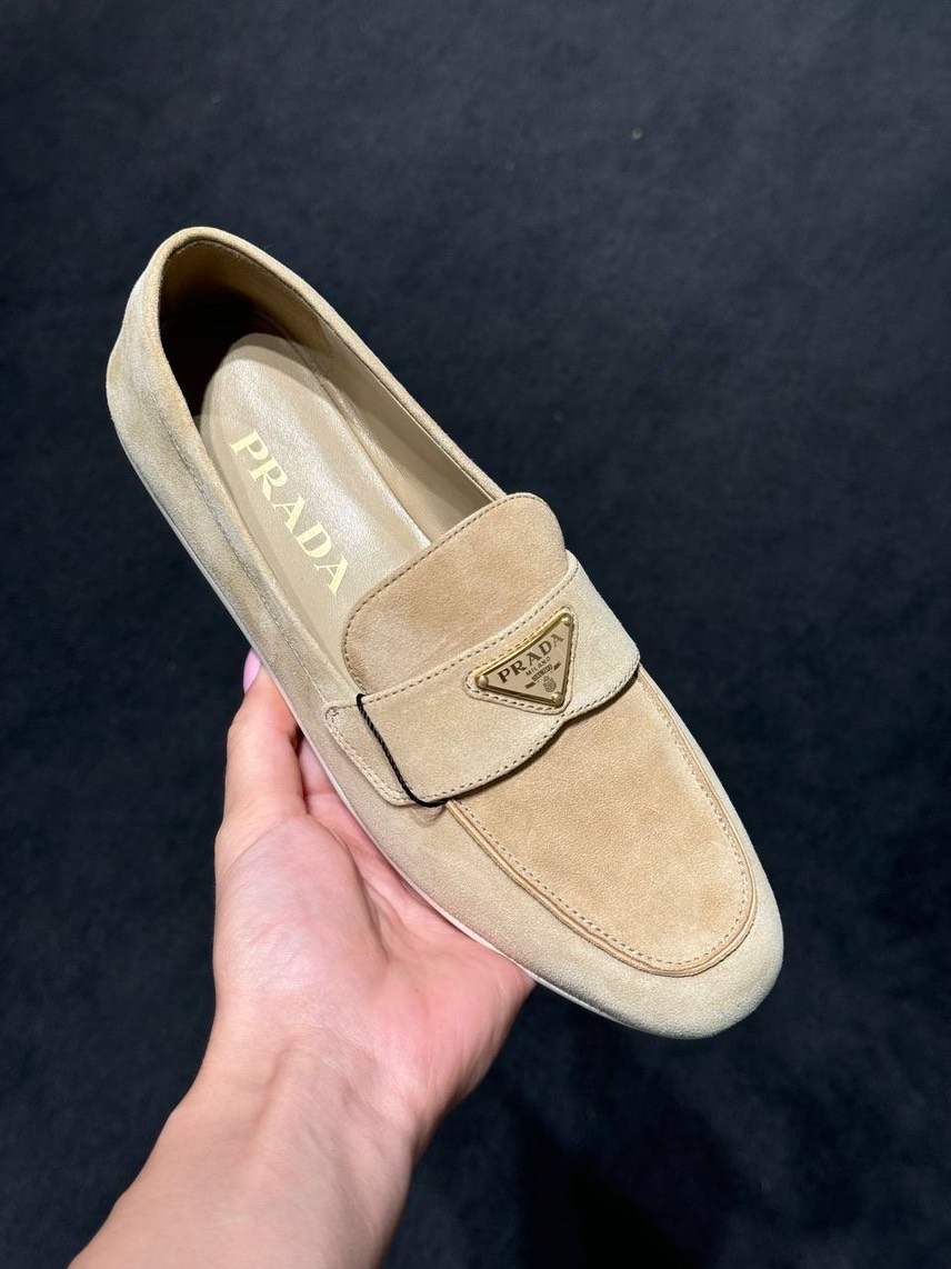 PRADA Moccasins front view - Women's luxury Shoes