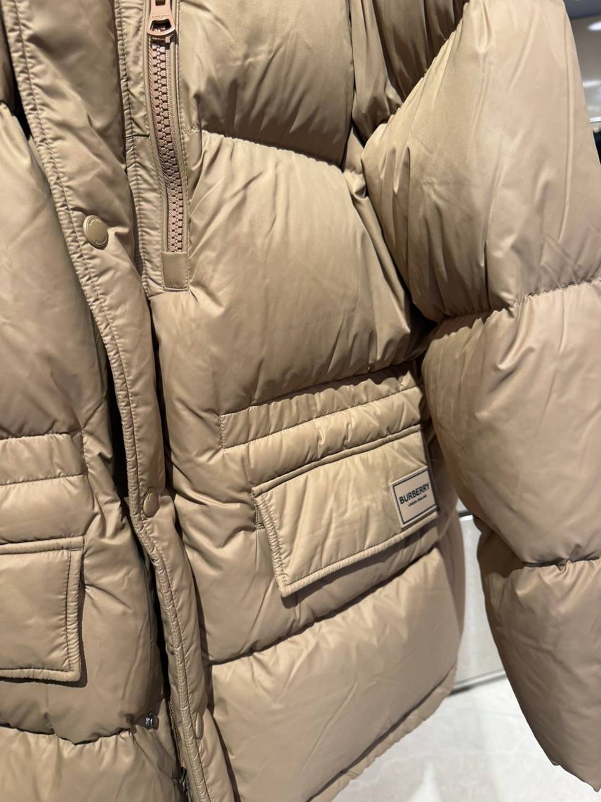 BURBERRY Down jacket side view - Men's luxury Clothes