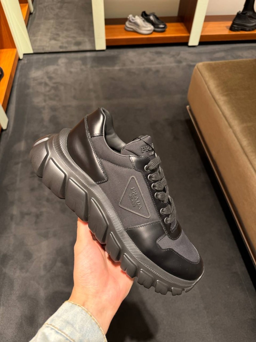 PRADA Boots front view - Men's luxury Shoes