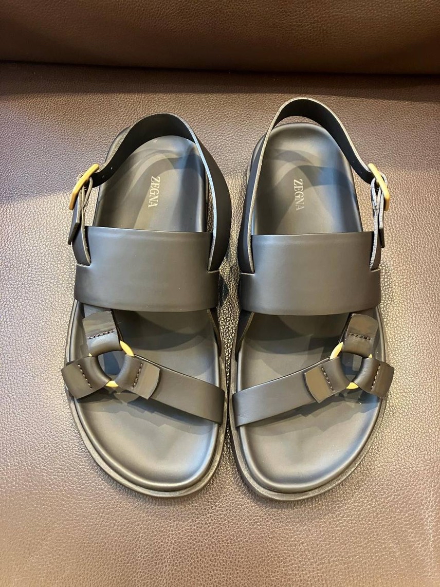 ERMENEGILDO ZEGNA Sandals front view - Men's luxury Shoes