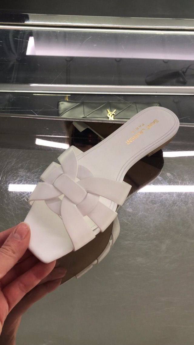 YVES SAINT LAURENT Slides front view - Women's luxury Shoes