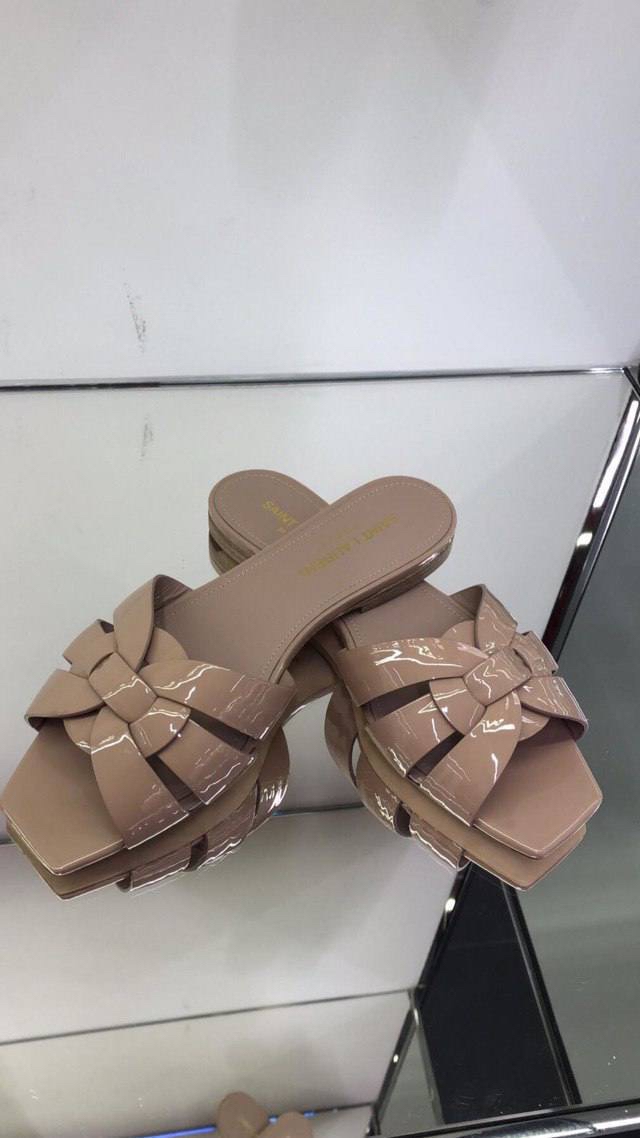 YVES SAINT LAURENT Slides front view - Women's luxury Shoes