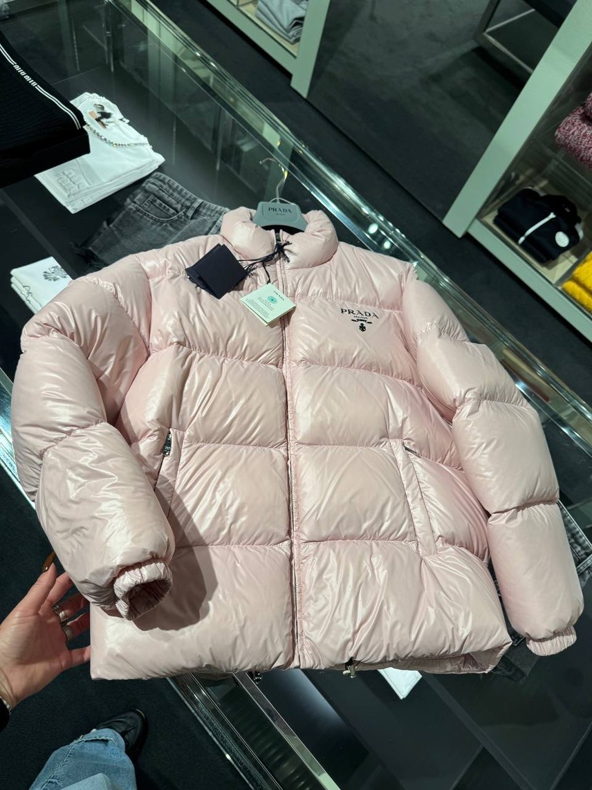 PRADA Down jacket front view - Women's luxury Clothes
