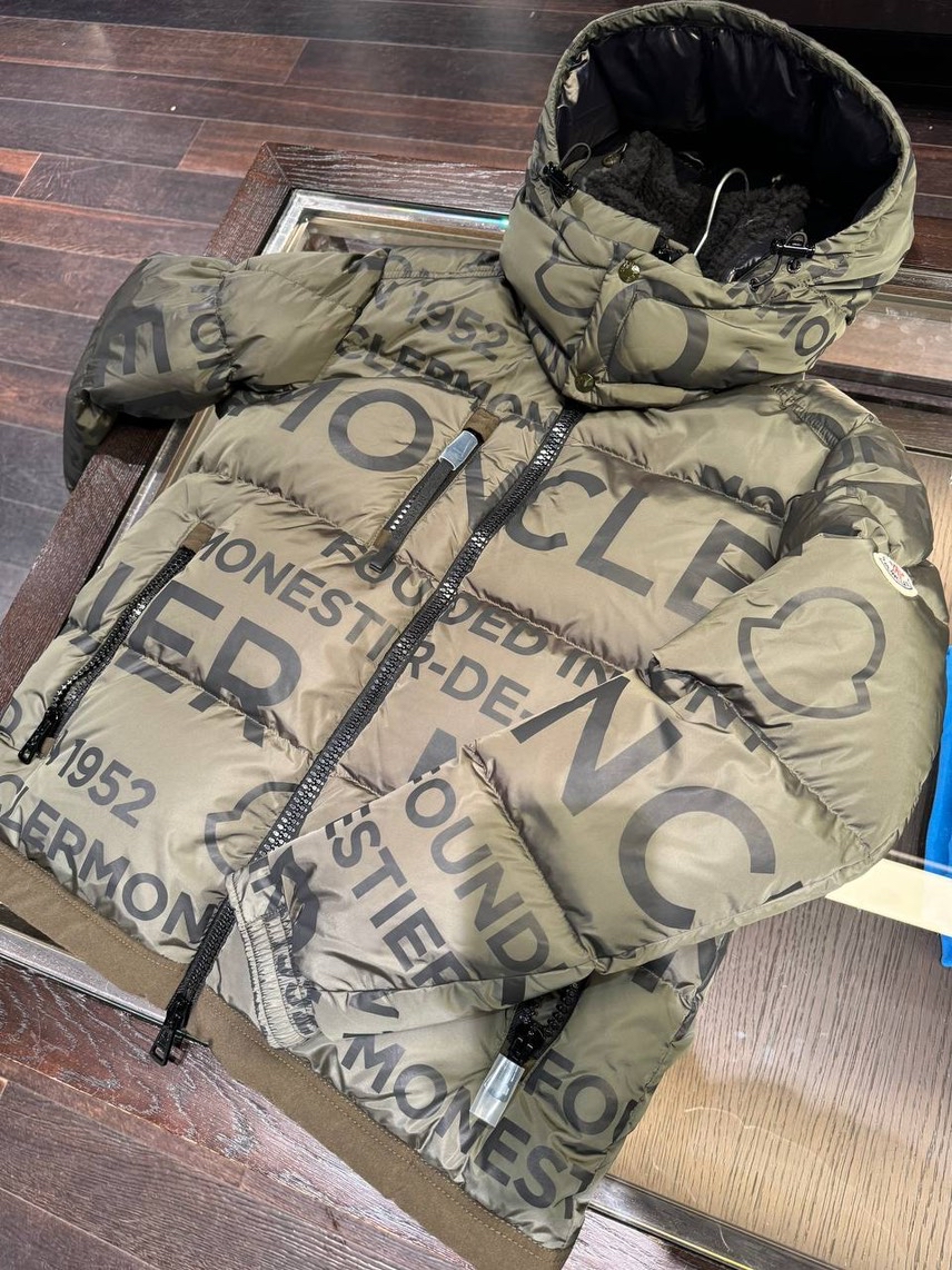 MONCLER Down jacket side view - Men's luxury Clothes