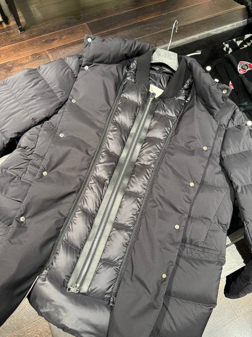 MONCLER Down jacket side view - Men's luxury Clothes