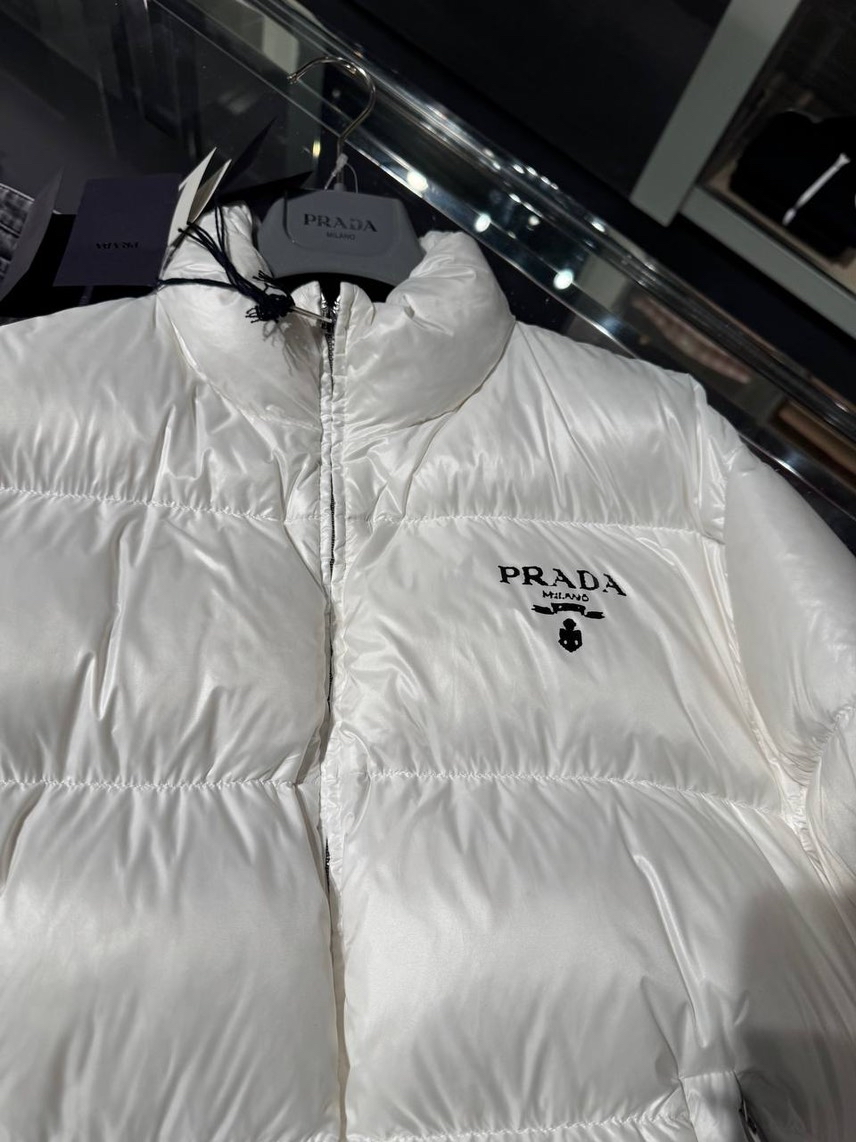 PRADA Down jacket side view - Women's luxury Clothes