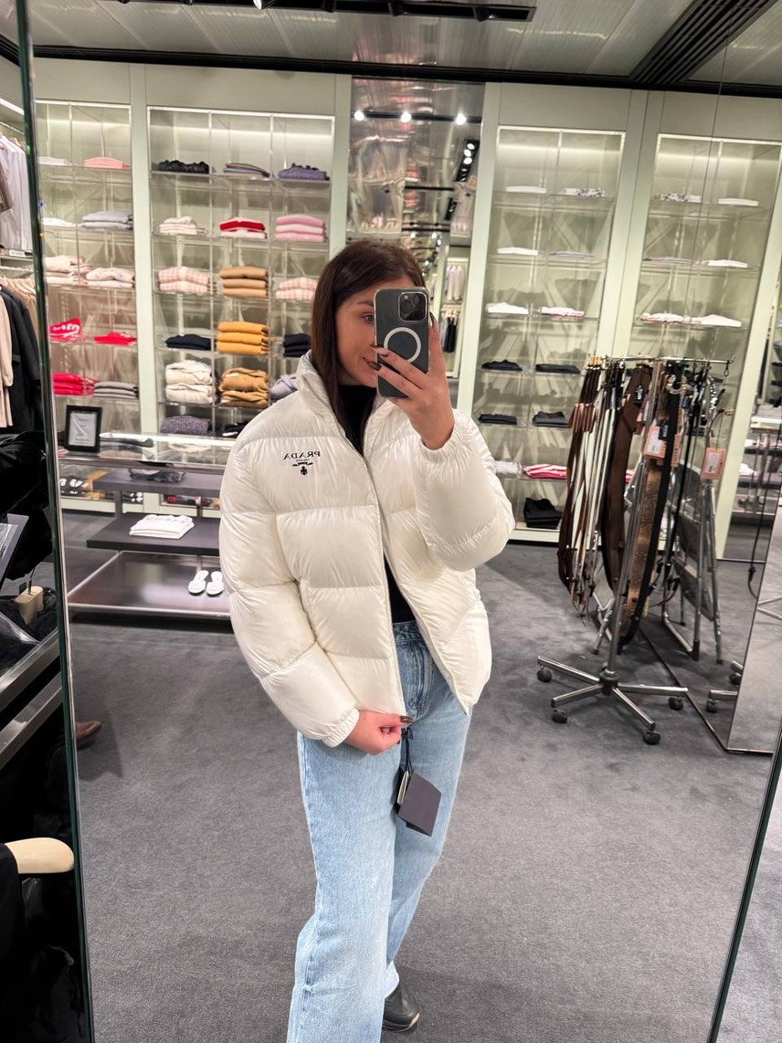 PRADA Down jacket front view - Women's luxury Clothes