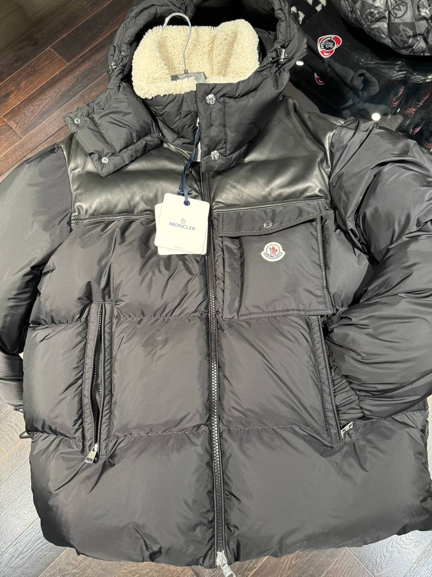 MONCLER Down jacket front view - Men's luxury Clothes