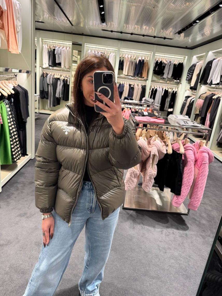 PRADA Down jacket side view - Women's luxury Clothes