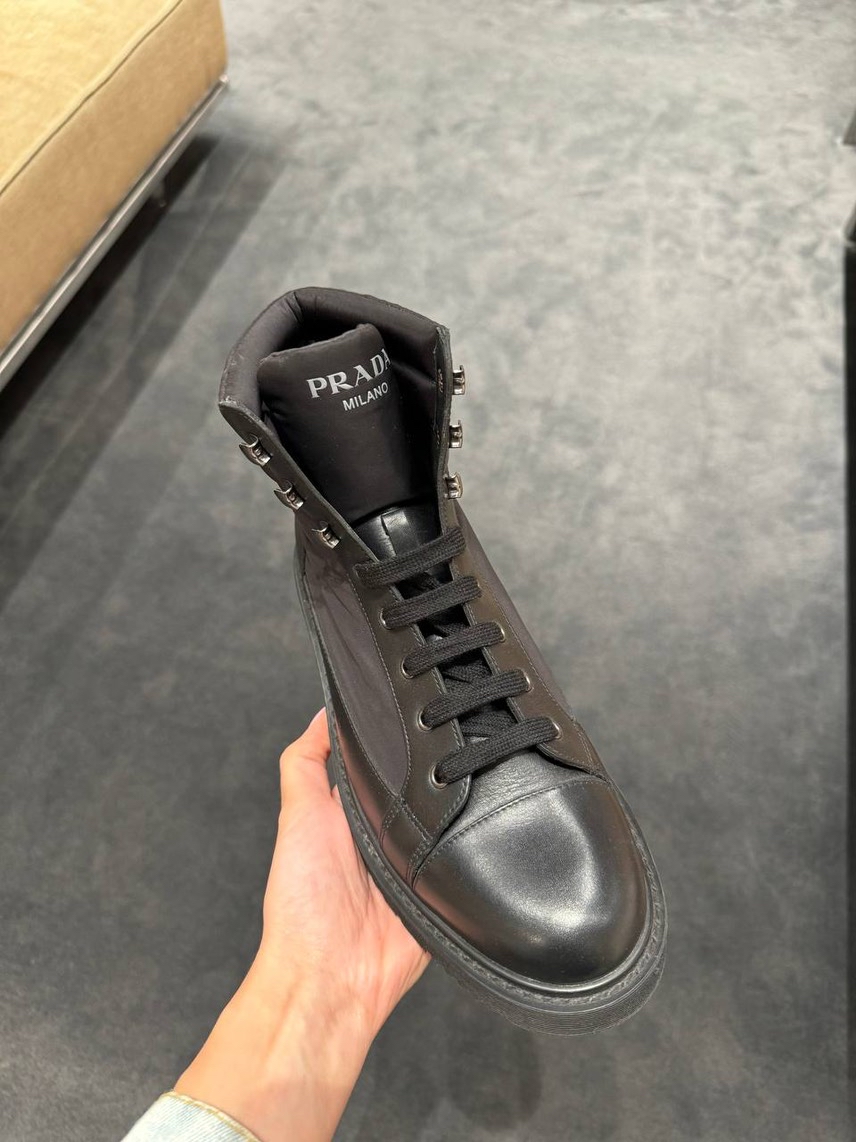 PRADA Boots side view - Men's luxury Shoes