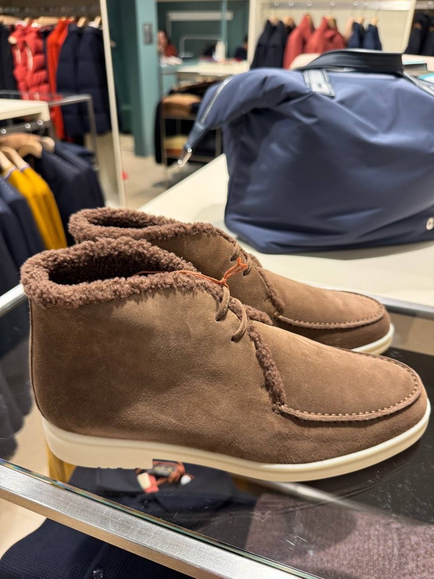 LORO PIANA Boots front view - Men's luxury Shoes
