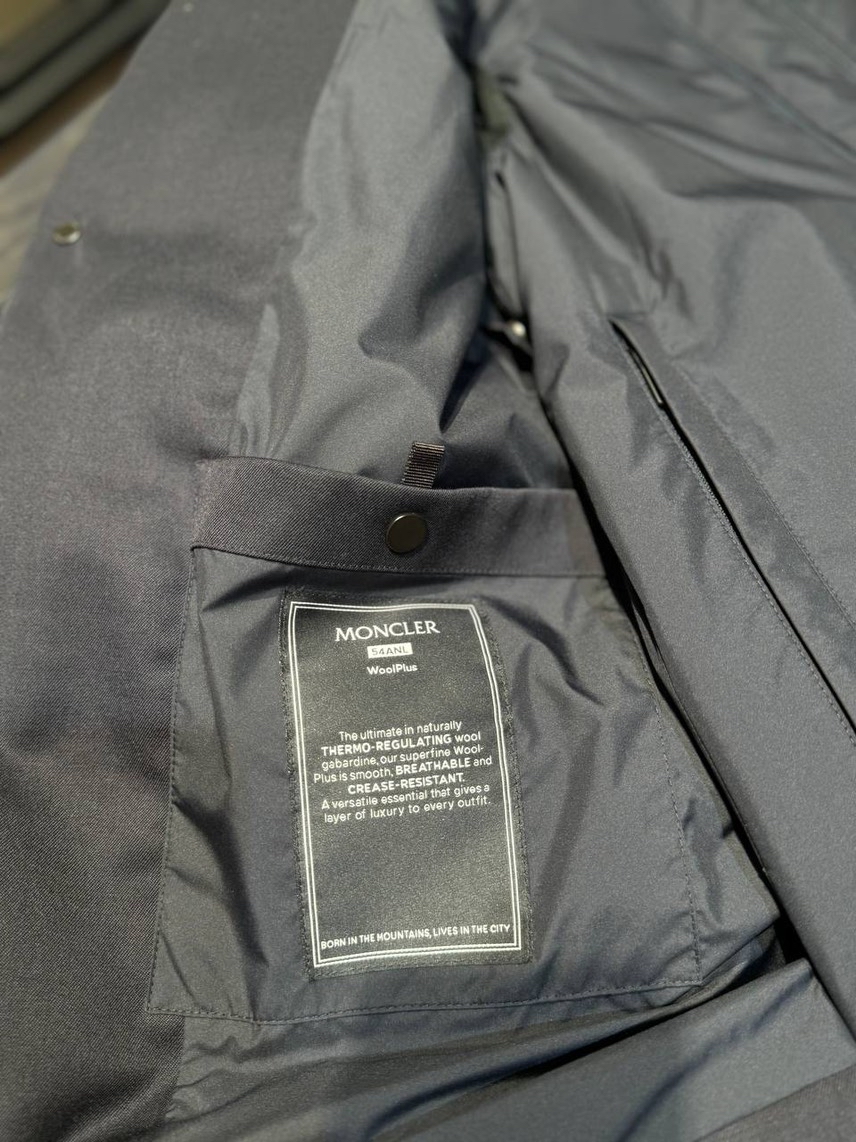 MONCLER Down jacket side view - Men's luxury Clothes