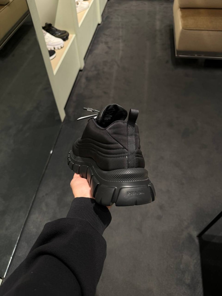 PRADA Sneakers side view - Women's luxury Shoes