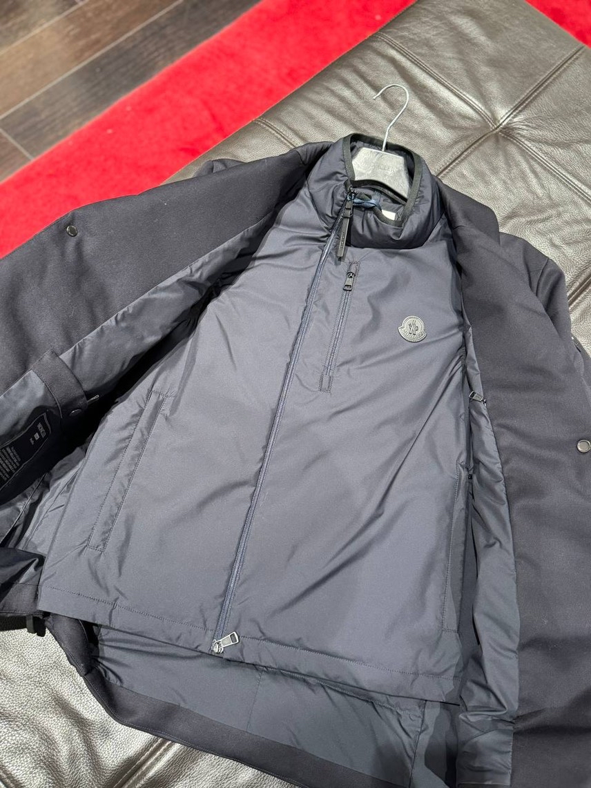 MONCLER Down jacket side view - Men's luxury Clothes