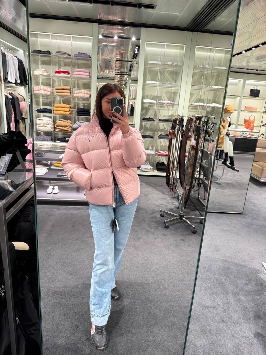 PRADA Down jacket side view - Women's luxury Clothes