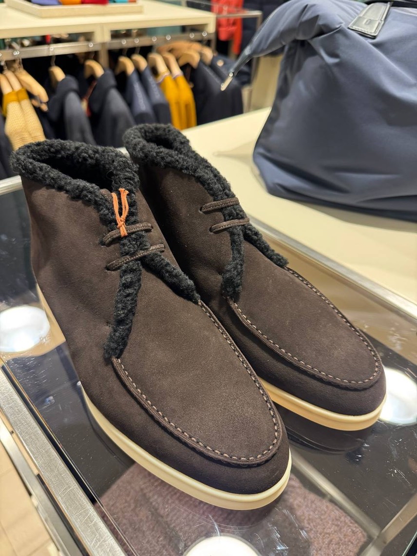 LORO PIANA Boots front view - Men's luxury Shoes