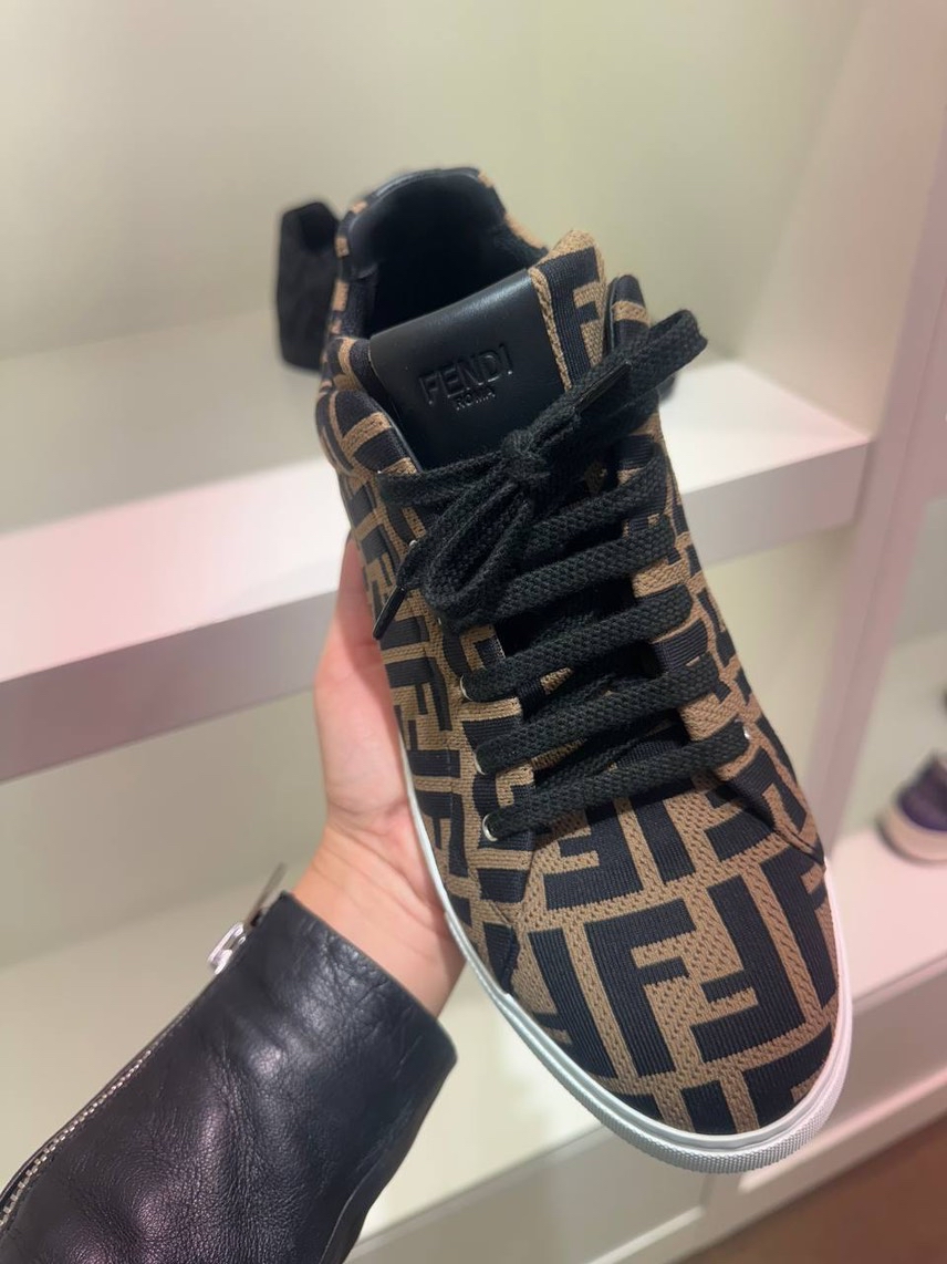 FENDI Sneakers side view - Men's luxury Shoes