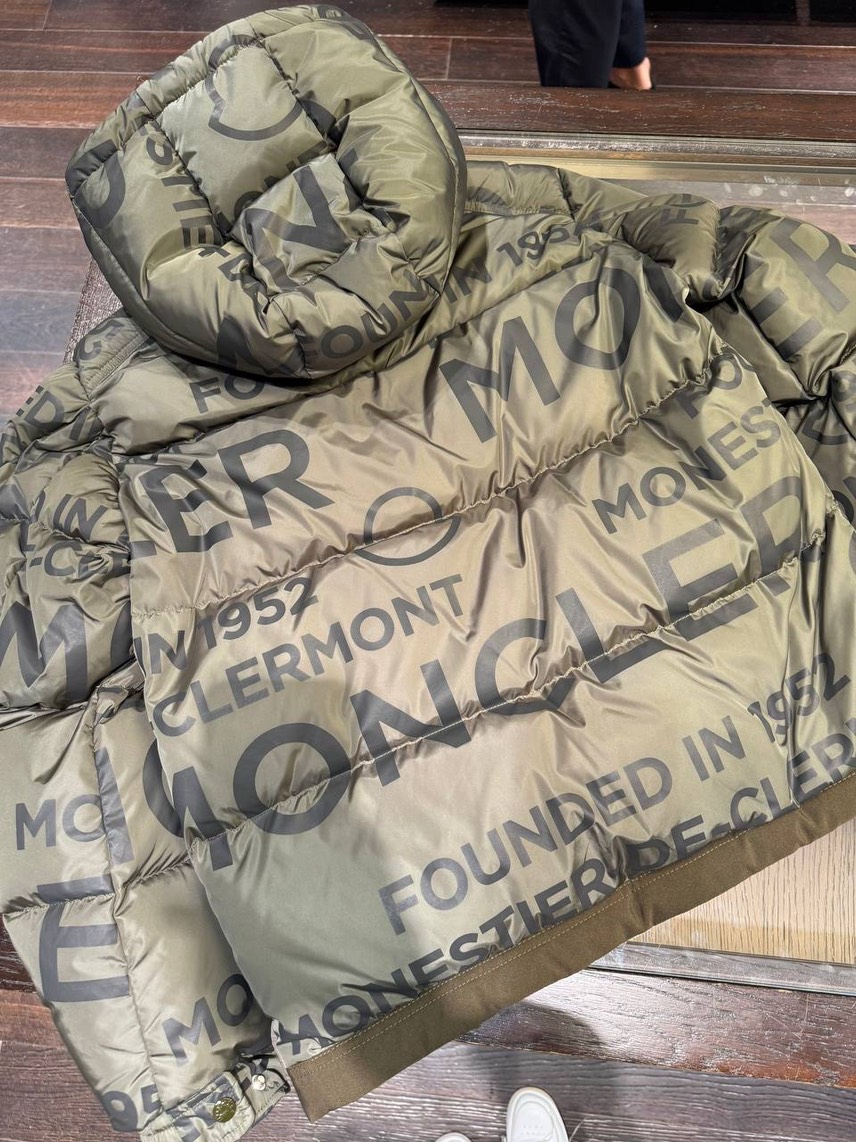 MONCLER Down jacket side view - Men's luxury Clothes