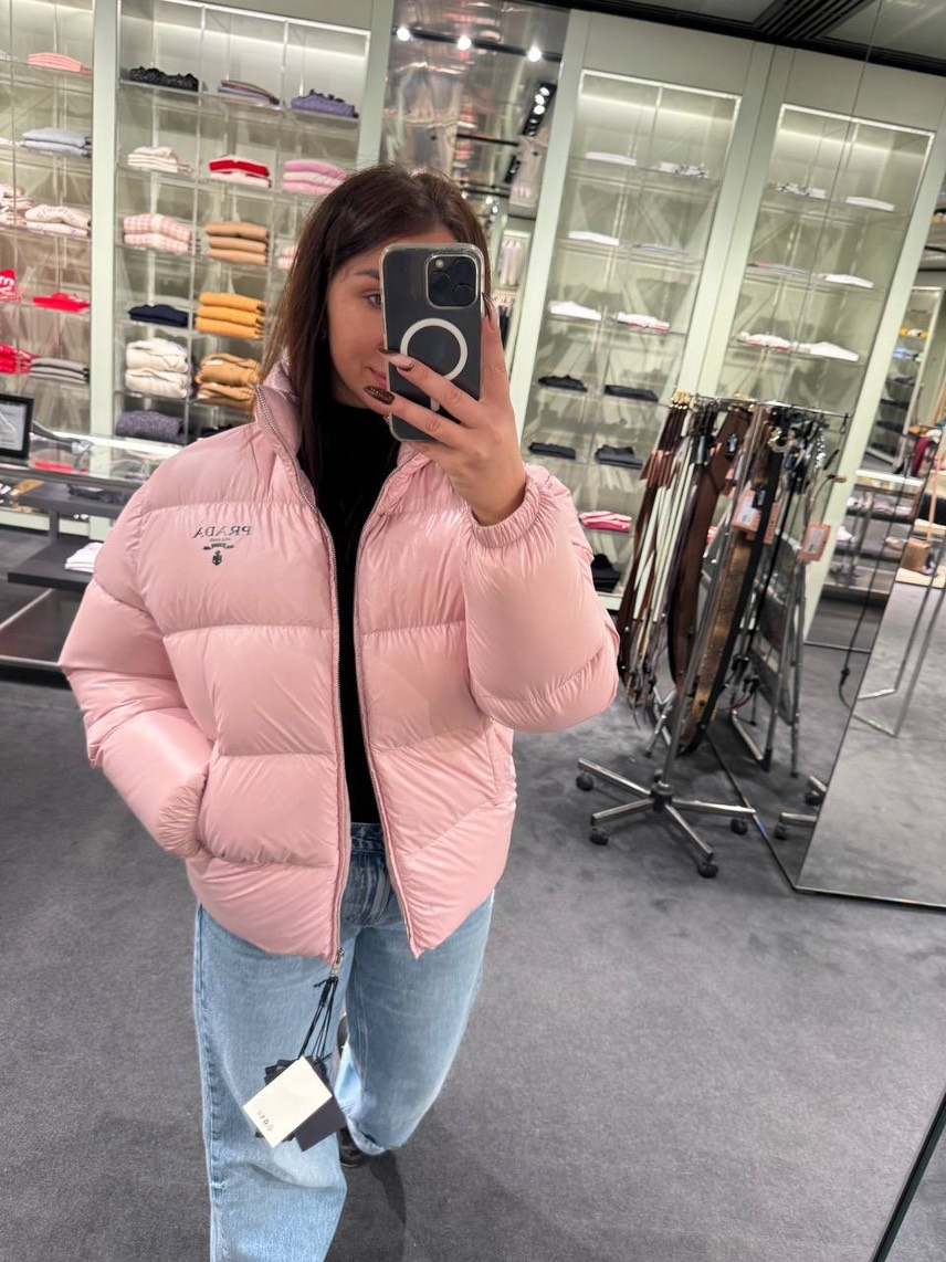 PRADA Down jacket side view - Women's luxury Clothes