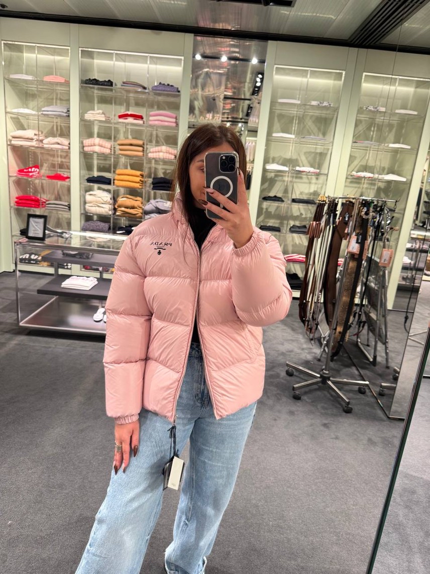 PRADA Down jacket side view - Women's luxury Clothes