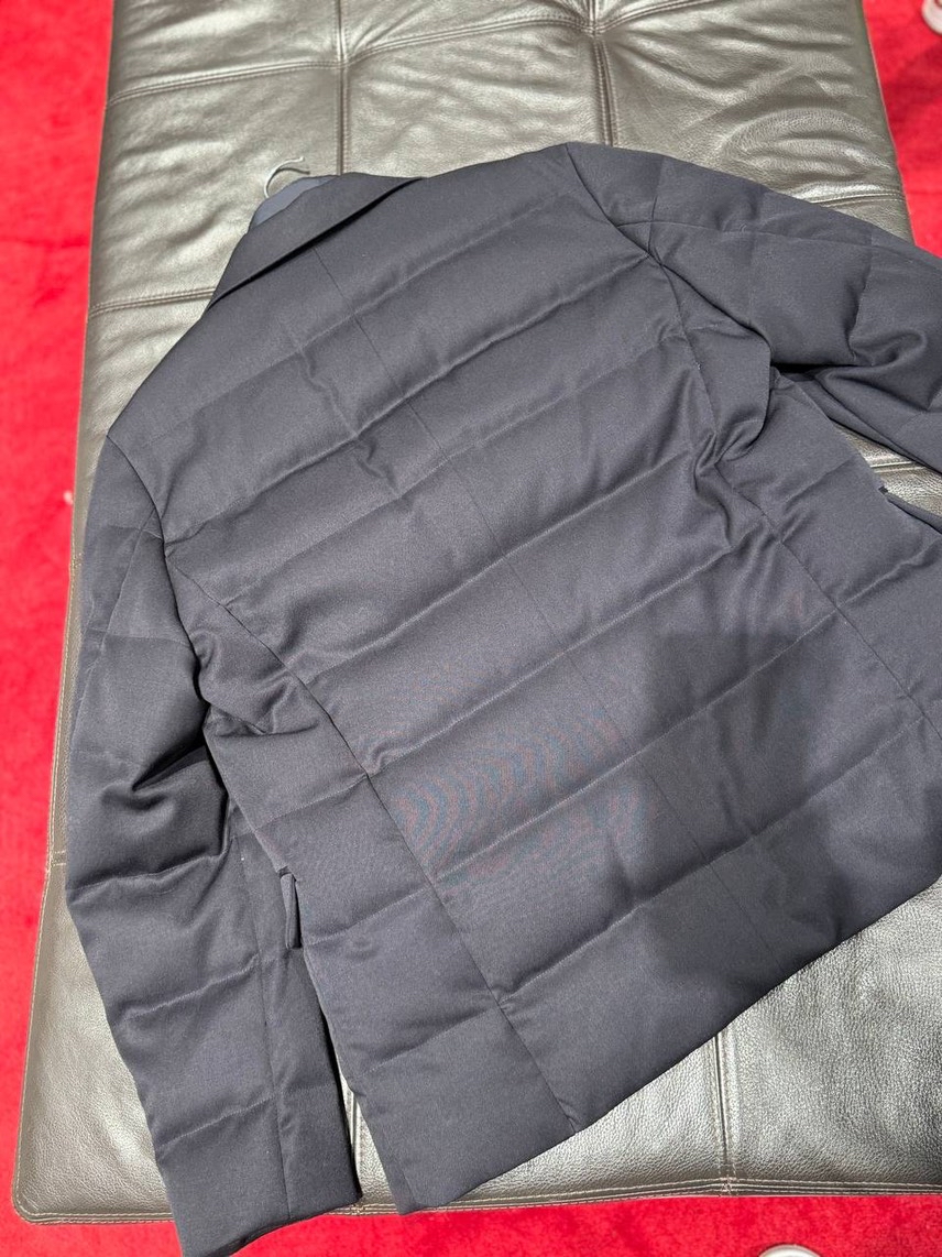 MONCLER Down jacket side view - Men's luxury Clothes